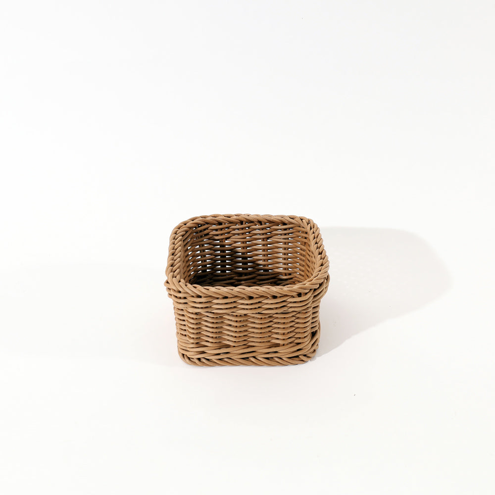 Quad Square Basket Mini - Khaki