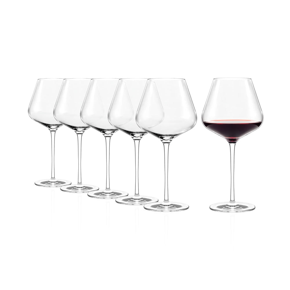 Quatrophil Burgundy Glasses 710ml, Set of 6