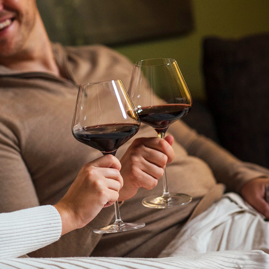 Quatrophil Burgundy Glasses 710ml, Set of 6