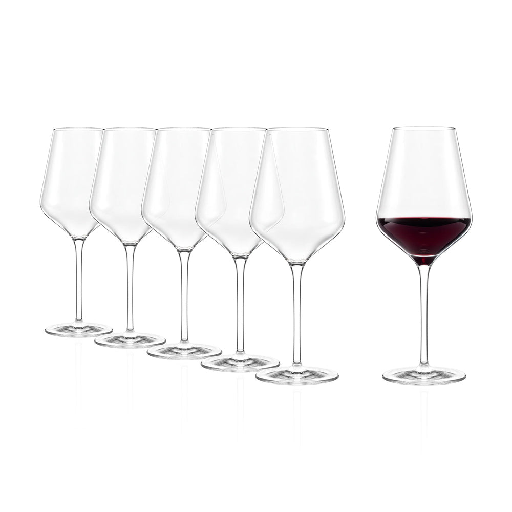 Quatrophil Red Wine Glasses 570ml, Set of 6