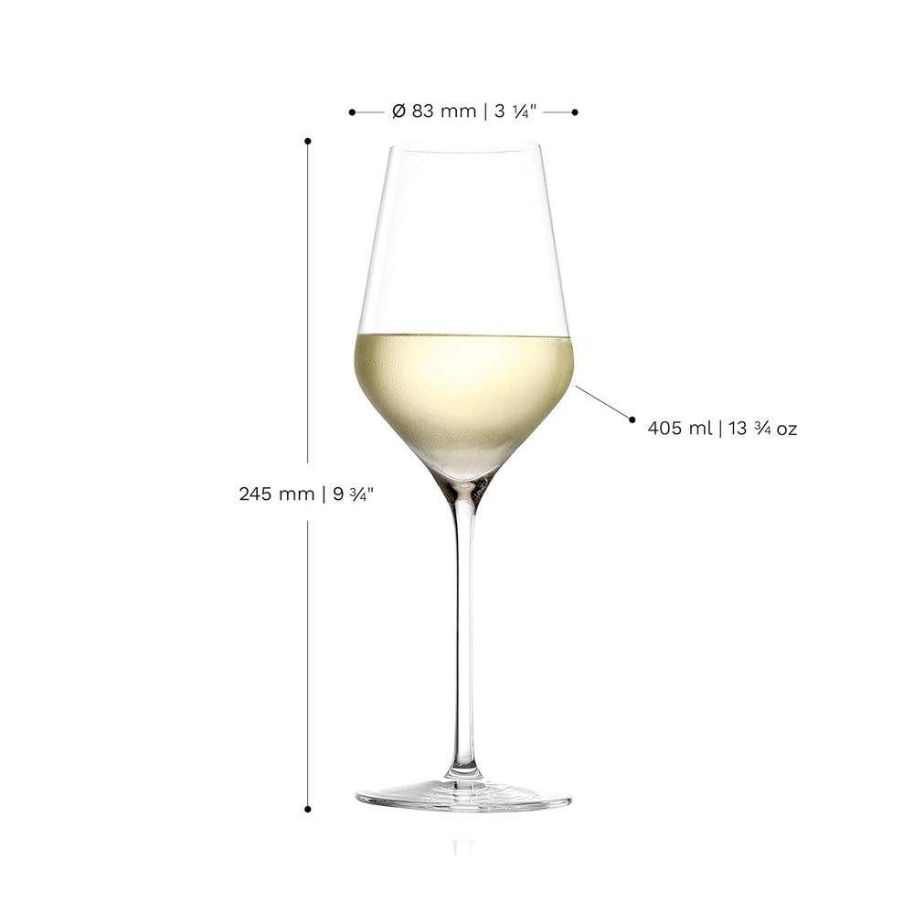 Quatrophil White Wine Glasses 405ml, Set of 2
