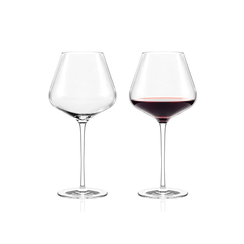 Quatrophil Burgundy Glasses 710ml, Set of 2