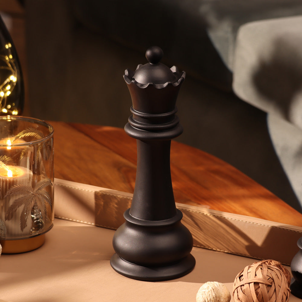 Oros Queen Decorative Sculpture - Matte Black