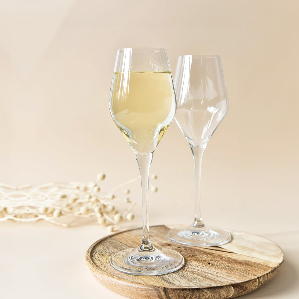 Ray Champagne Glasses 220ml, Set of 4