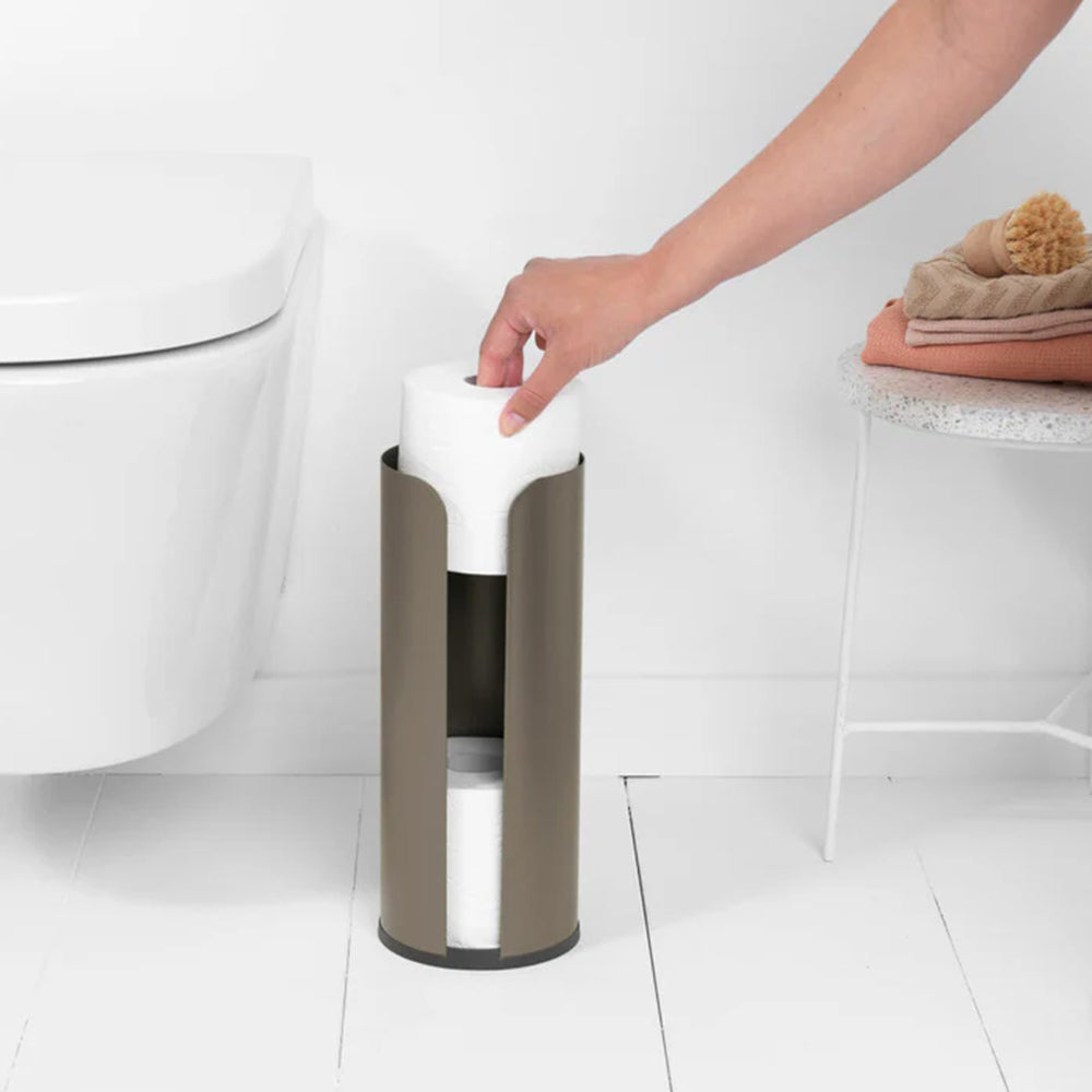 ReNew Toilet Roll Holder - Platinum Grey