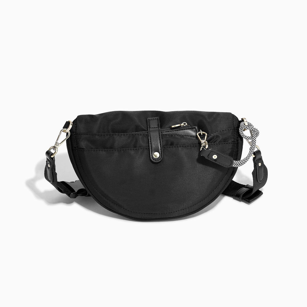 Recycled Nylon Waist Bag - Black