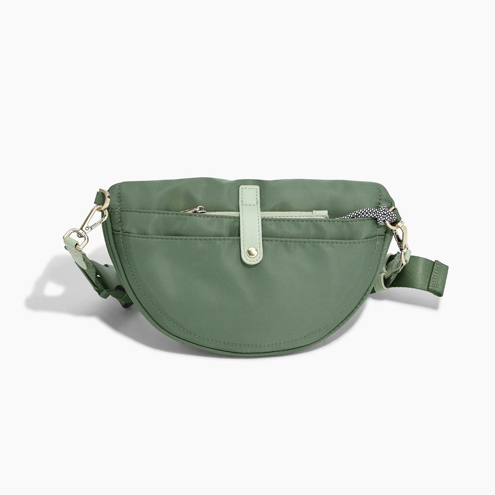 Recycled Nylon Waist Bag - Green