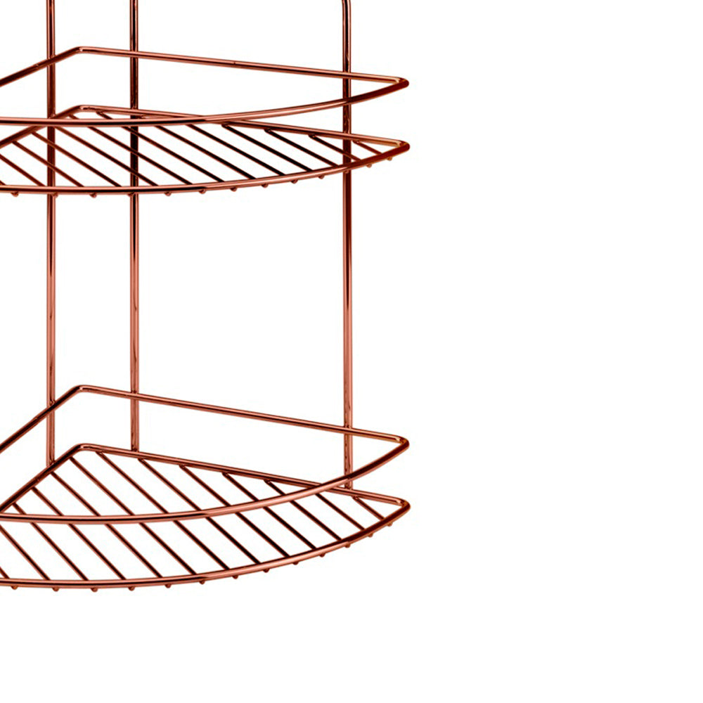 Reflex 2-Tier Corner Shelf - Copper