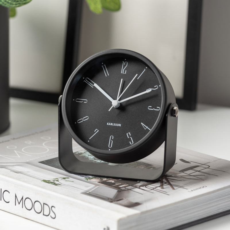 Regal Numbers Alarm Clock - Black