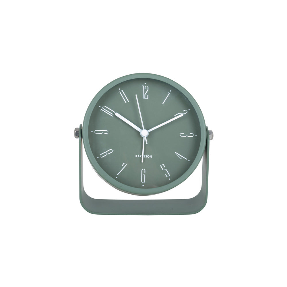 Regal Numbers Alarm Clock - Jungle Green