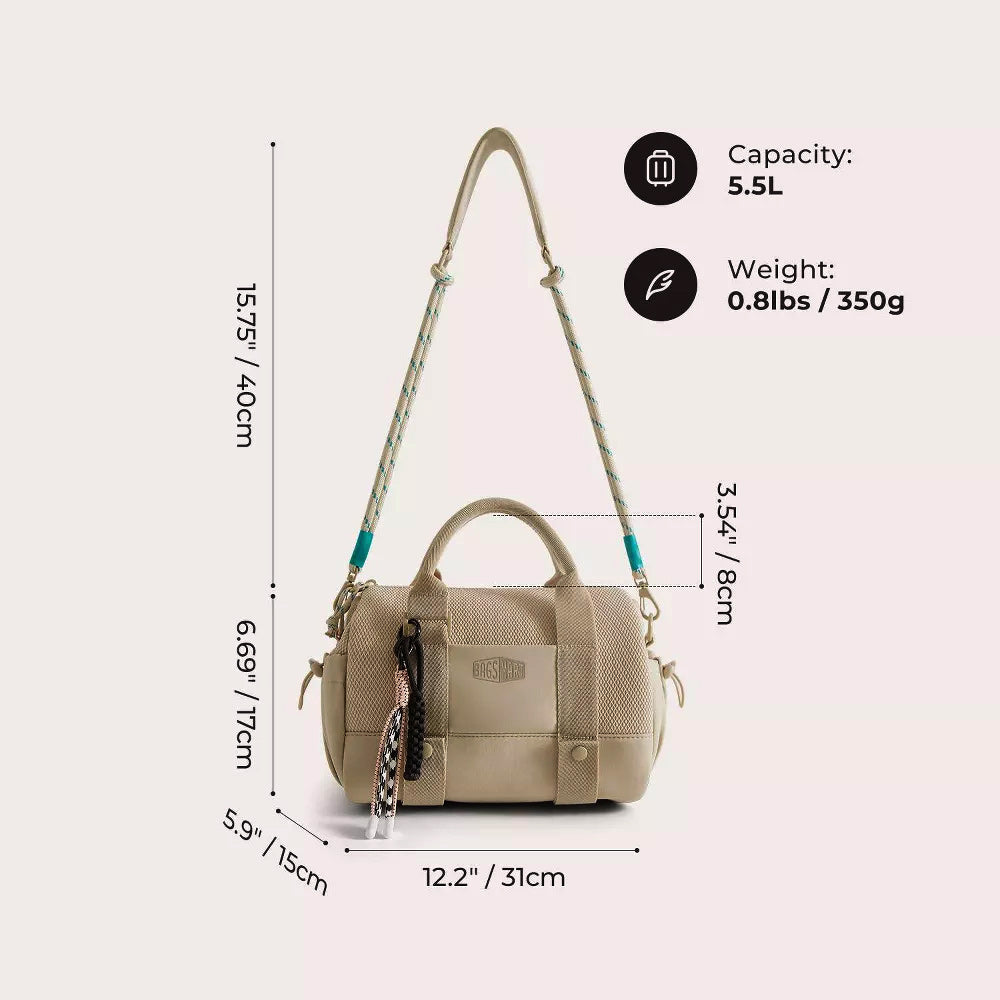 Reiki Classic Mini Duffel Bag - Beige