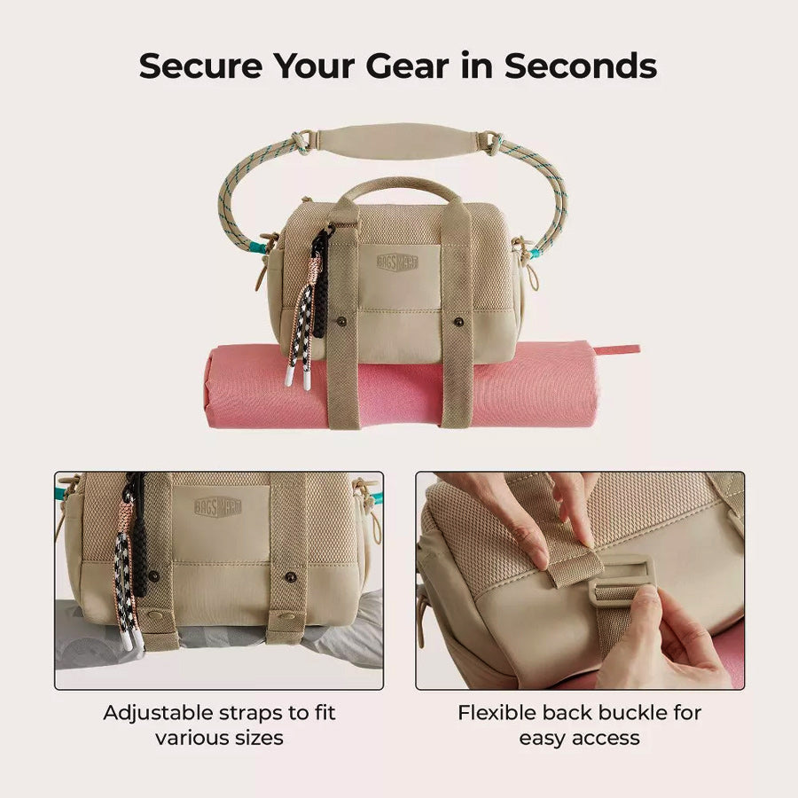 Reiki Classic Mini Duffel Bag - Beige
