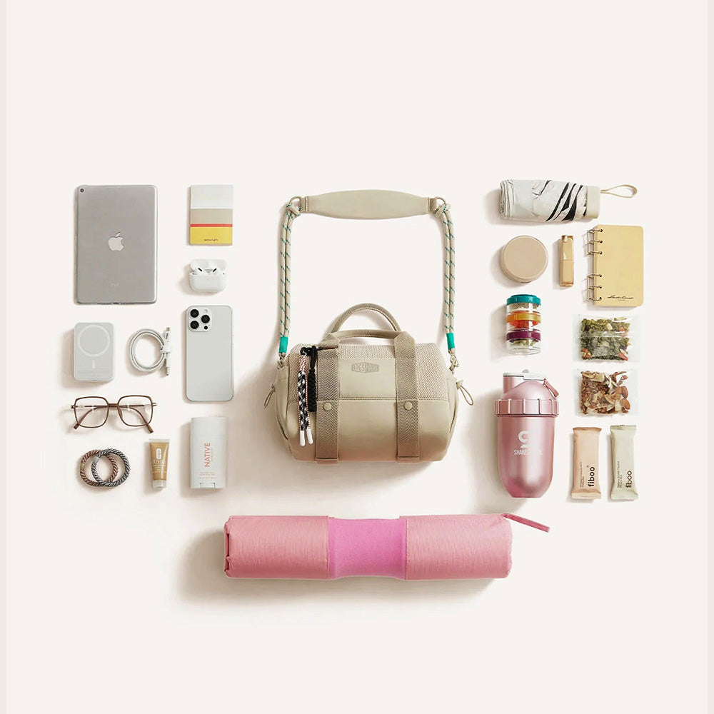 Reiki Classic Mini Duffel Bag - Beige