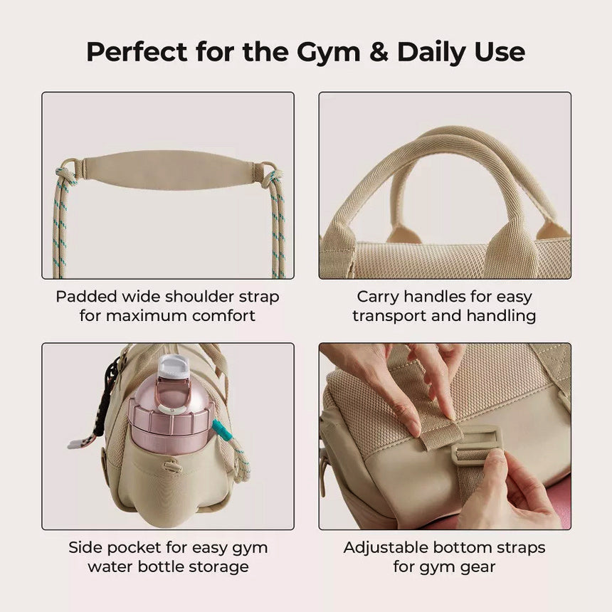 Reiki Classic Mini Duffel Bag - Beige