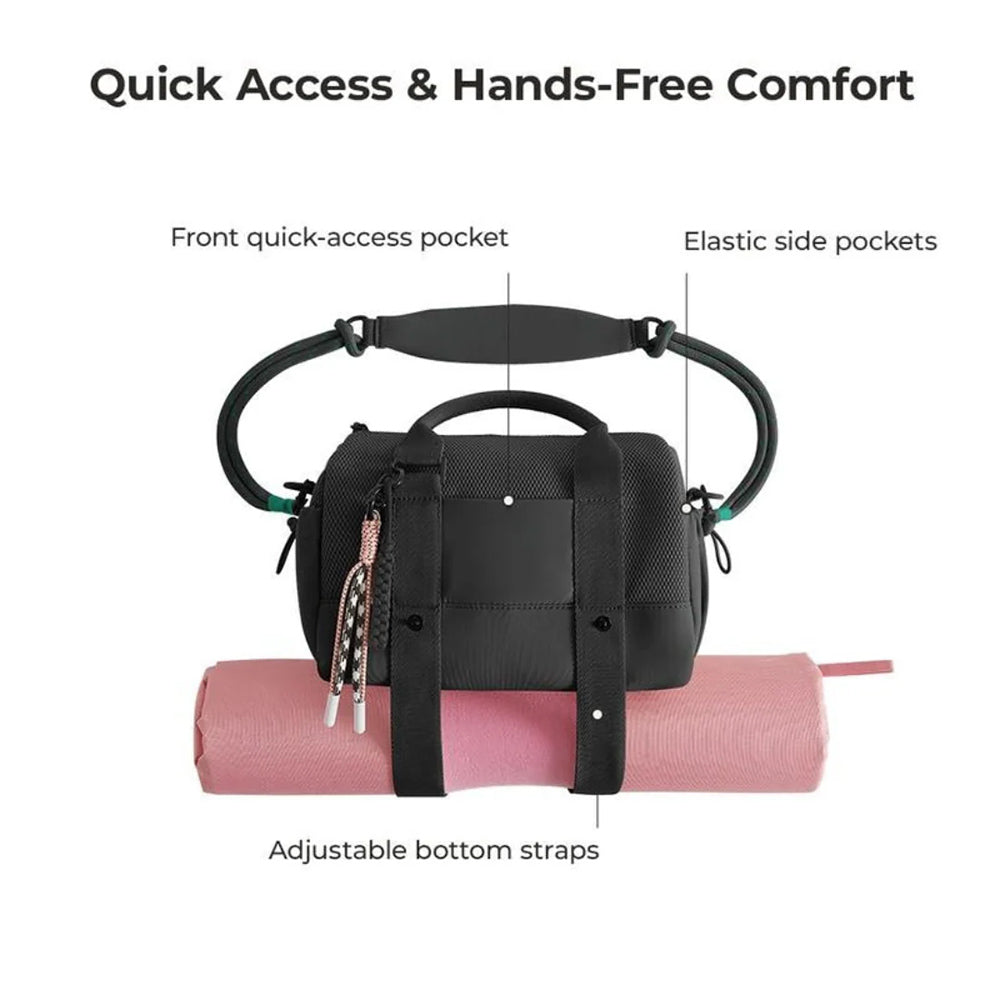 Reiki Classic Mini Duffel Bag - Black