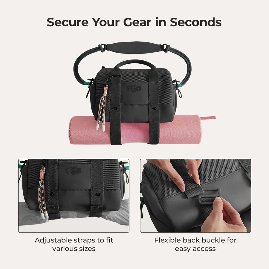 Reiki Classic Mini Duffel Bag - Black