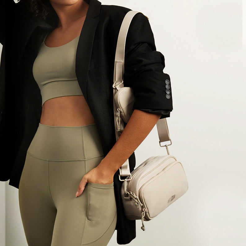 Reiki Crossbody Bag - Beige