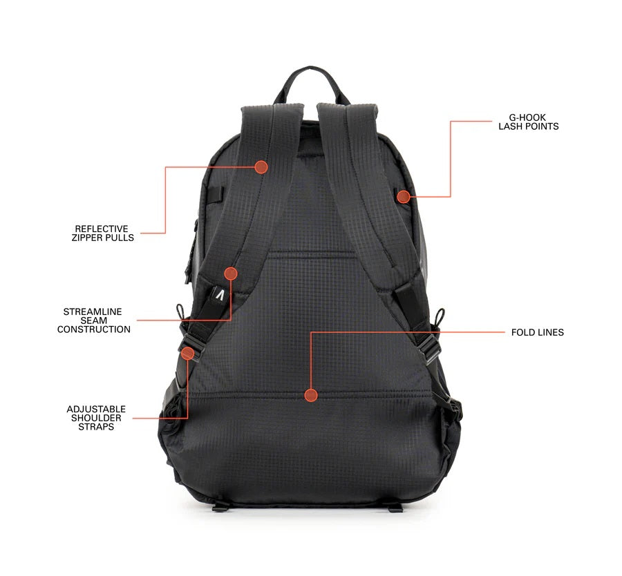 Rennen Ripstop Daypack - Grid Grey