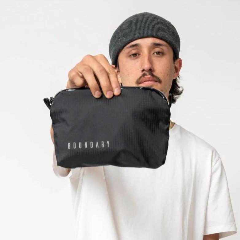 Rennen Ripstop Pouch - Grid Black