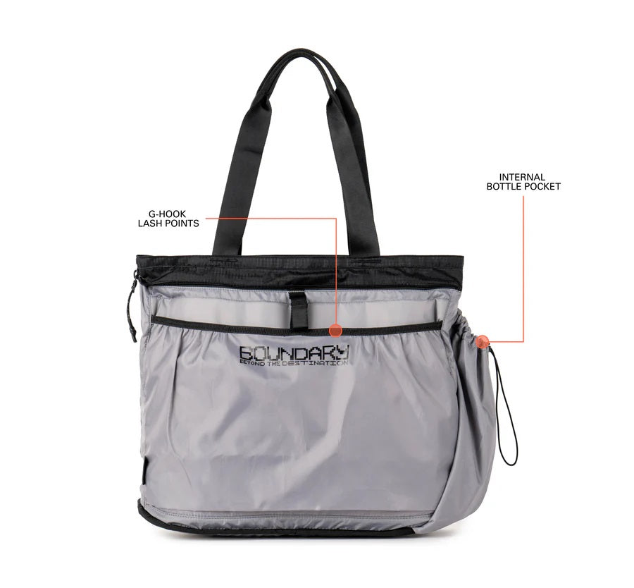 Rennen Ripstop Tote - Grid Black