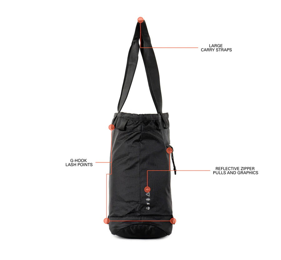 Rennen Ripstop Tote - Grid Black