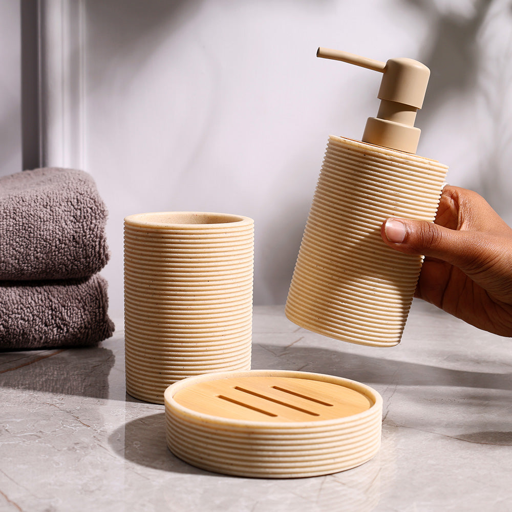 Kala 3-piece Bathroom Set - Cream