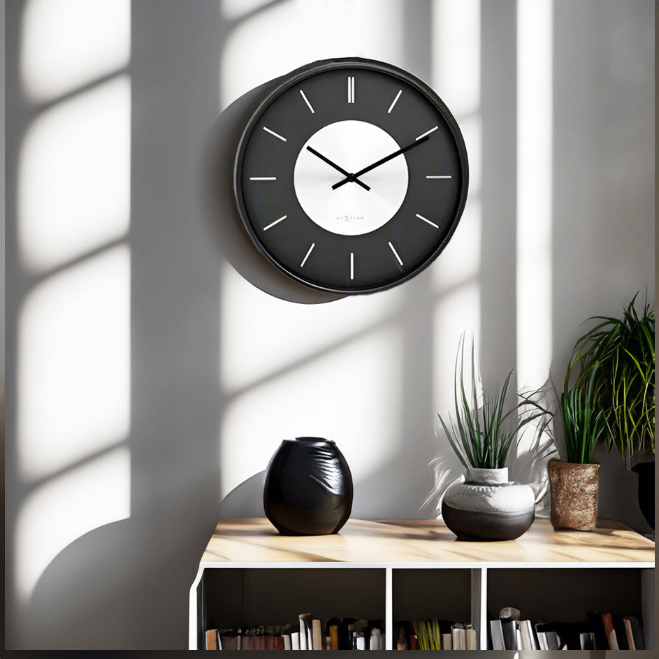 Retro II Wall Clock 25cm - Black