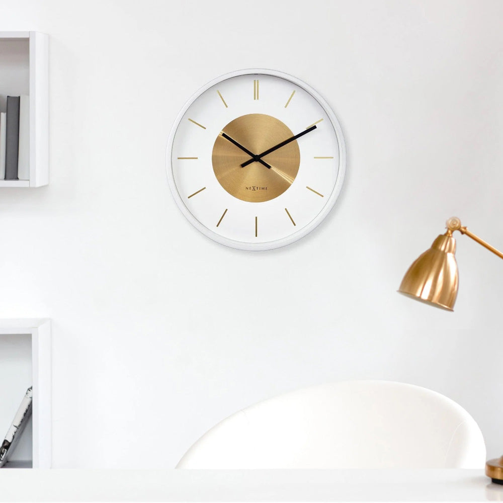 Retro II Wall Clock 25cm - White