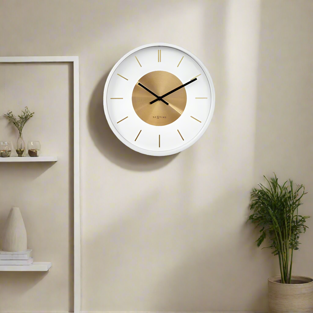 Retro II Wall Clock 25cm - White