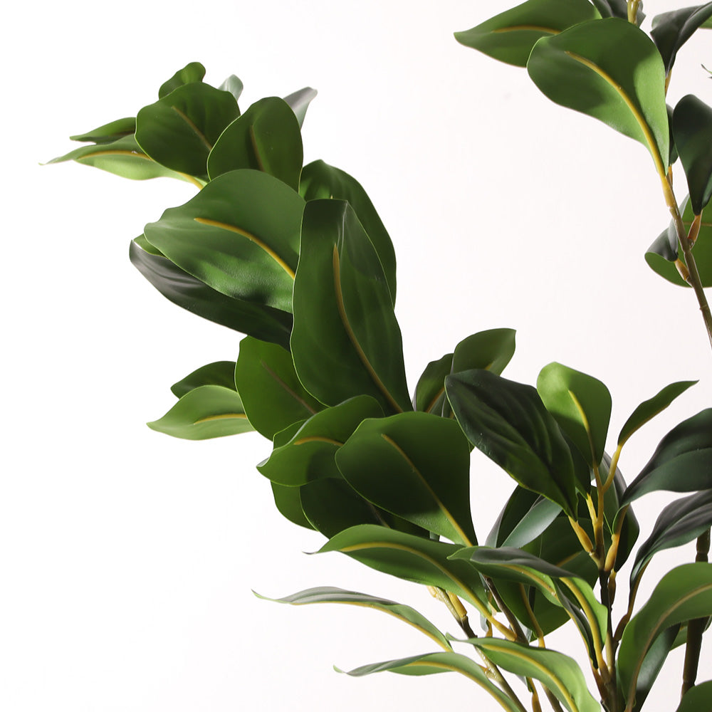 Peperomia Artificial Potted Plant - Medium