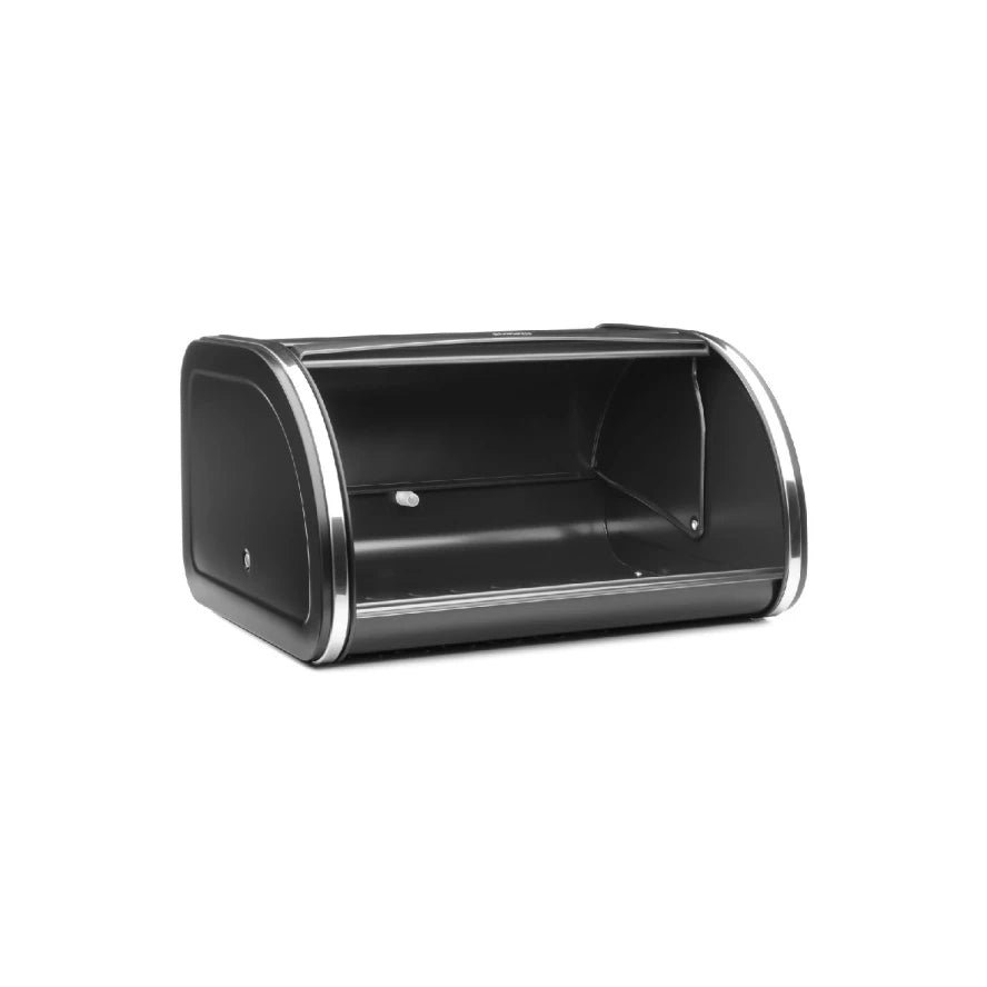 Roll Top Bread Bin Medium - Matte Black