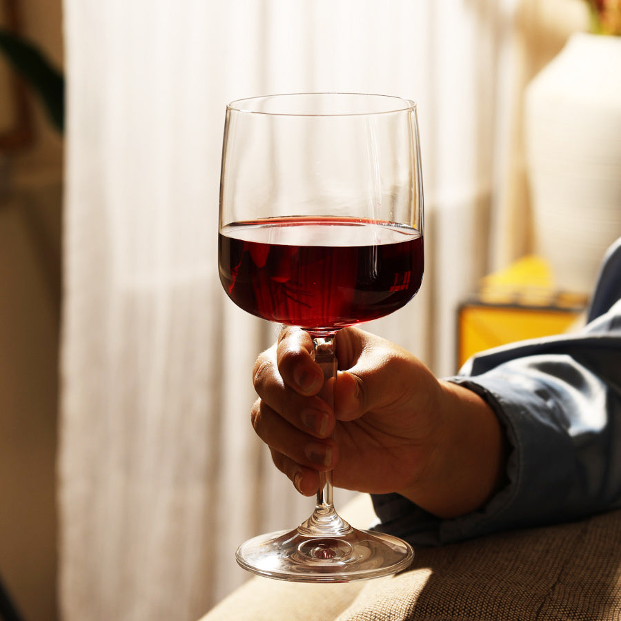 Roma Red Wine Glasses 360ml, Set of 4