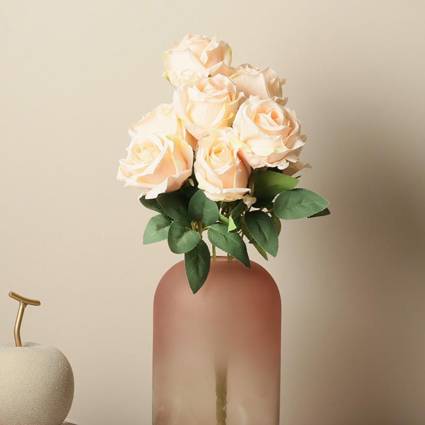 Rose Faux Bunch, Set of 2 - Peach