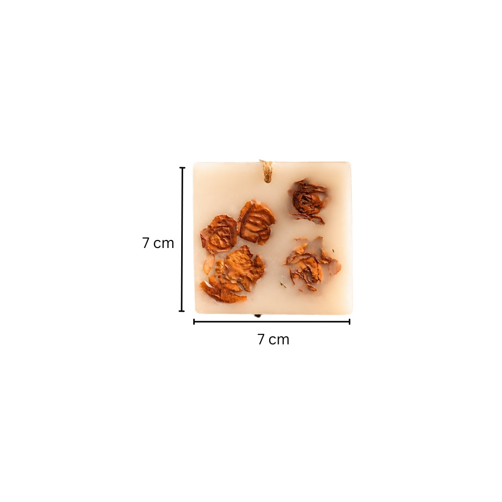 Rose Scented Wax Tablet - Dried Buds