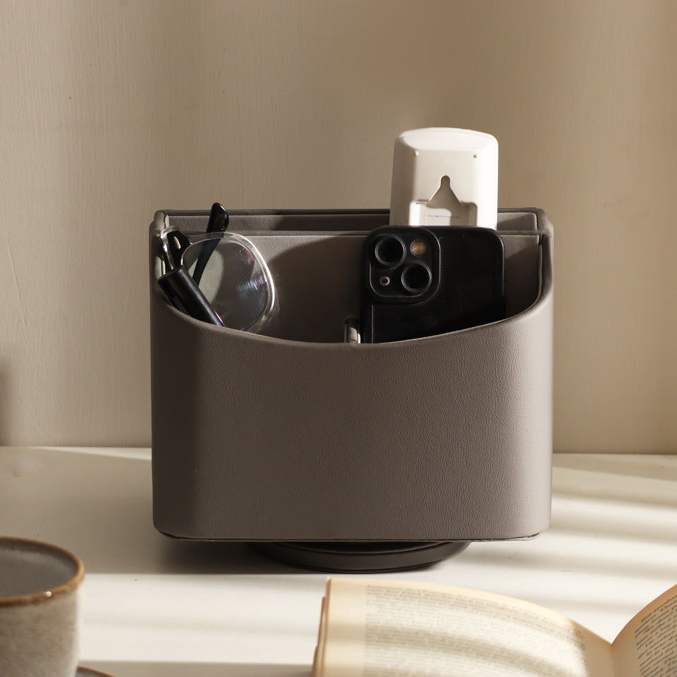 Rotating Remote Holder - Pewter Grey