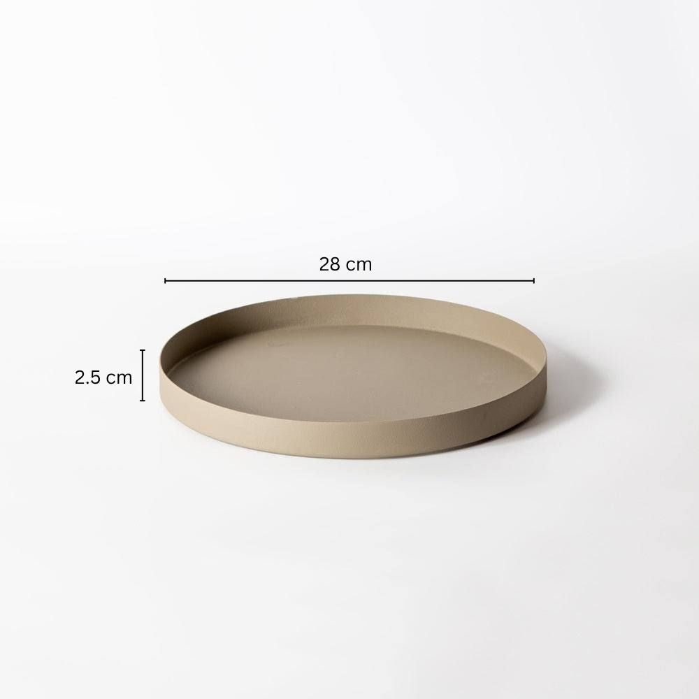 Rotem Textured Tray - Brown