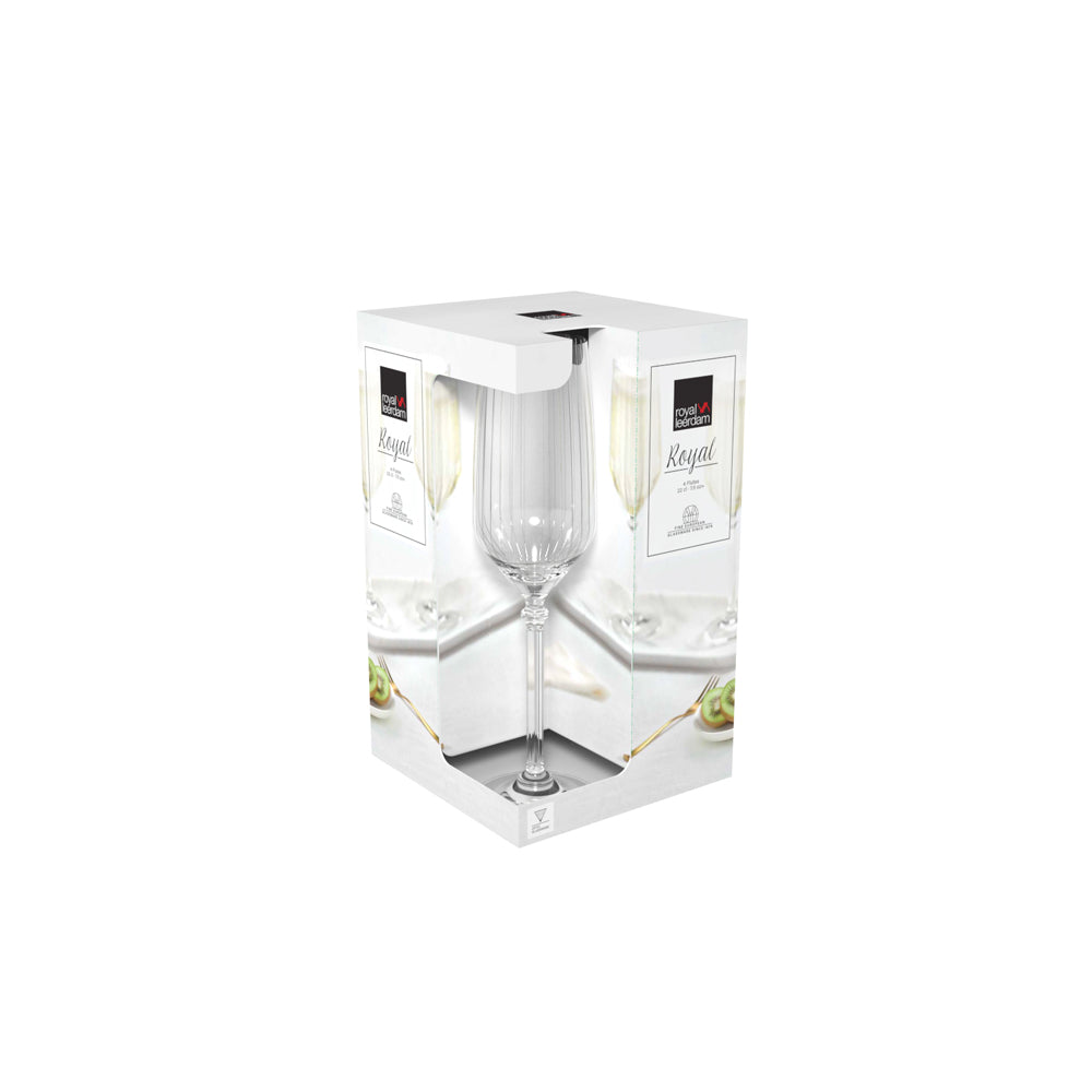 Royal Champagne Flutes 220ml, Set of 4