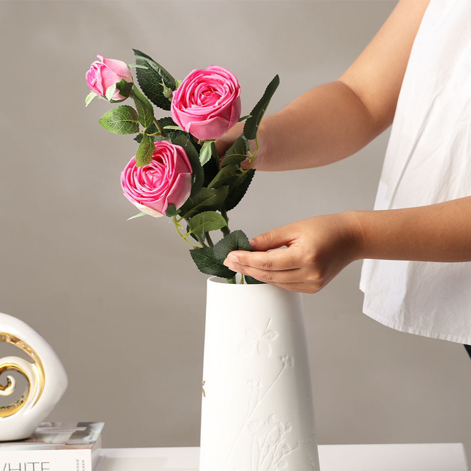 Royal Rose Faux Stem - Dark Pink