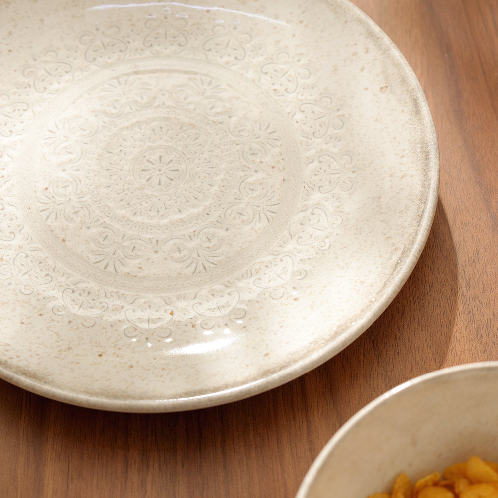 Rubio Quarter Plate - Vintage Beige