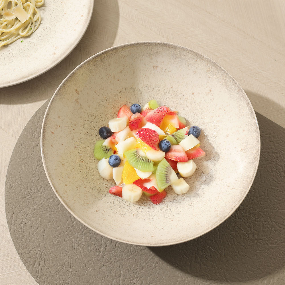 Rubio Serving Bowl - Vintage Beige