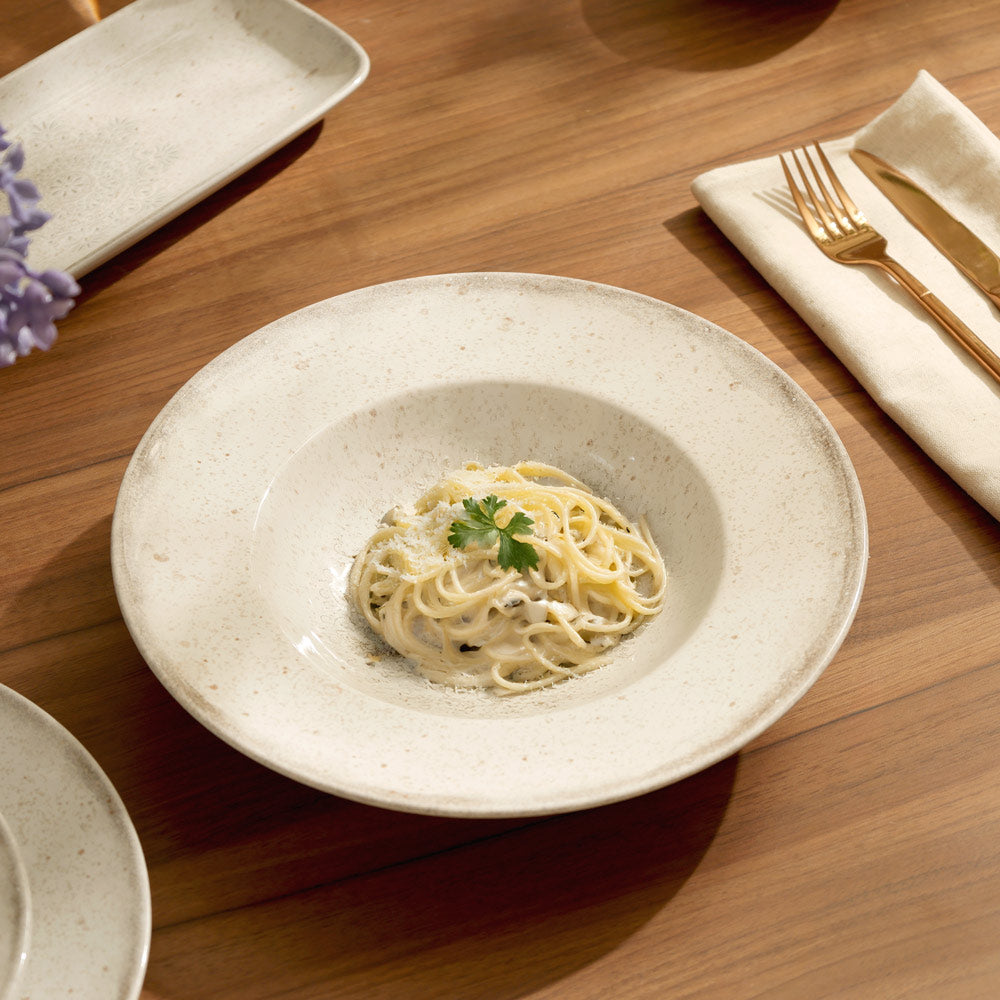 Rubio Pasta Plate - Vintage Beige