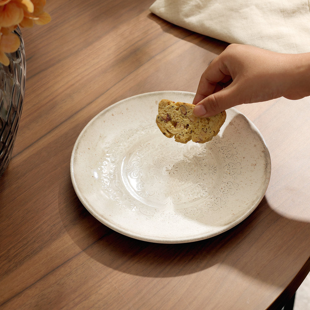 Rubio Quarter Plate - Vintage Beige