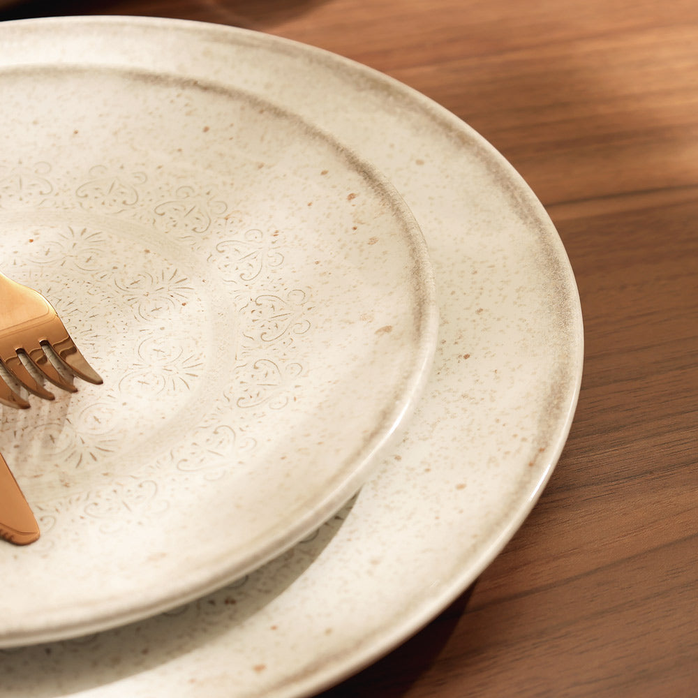 Rubio Quarter Plate - Vintage Beige