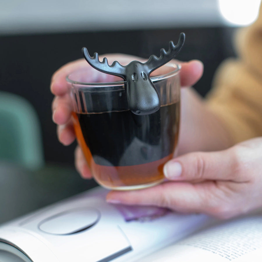 Rudolf Tea Strainer - Cosmos Black