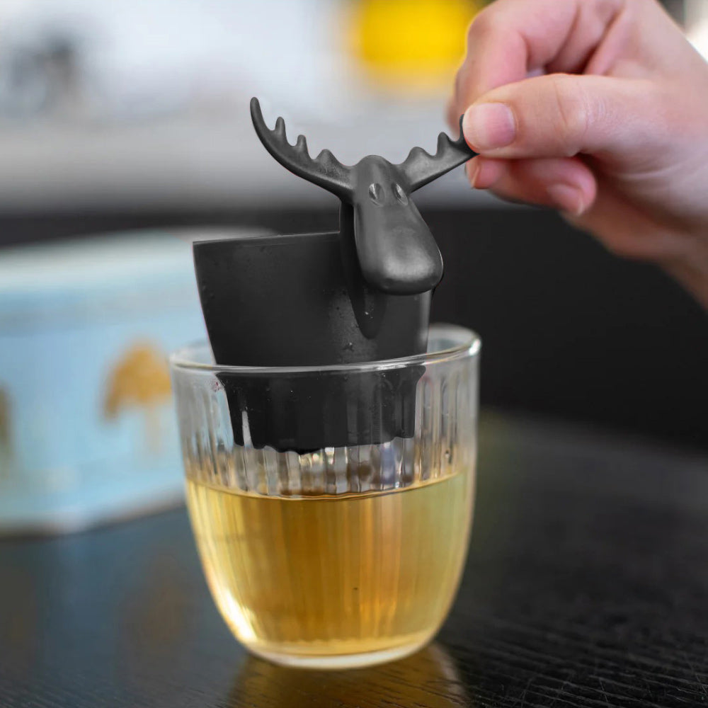 Rudolf Tea Strainer - Cosmos Black