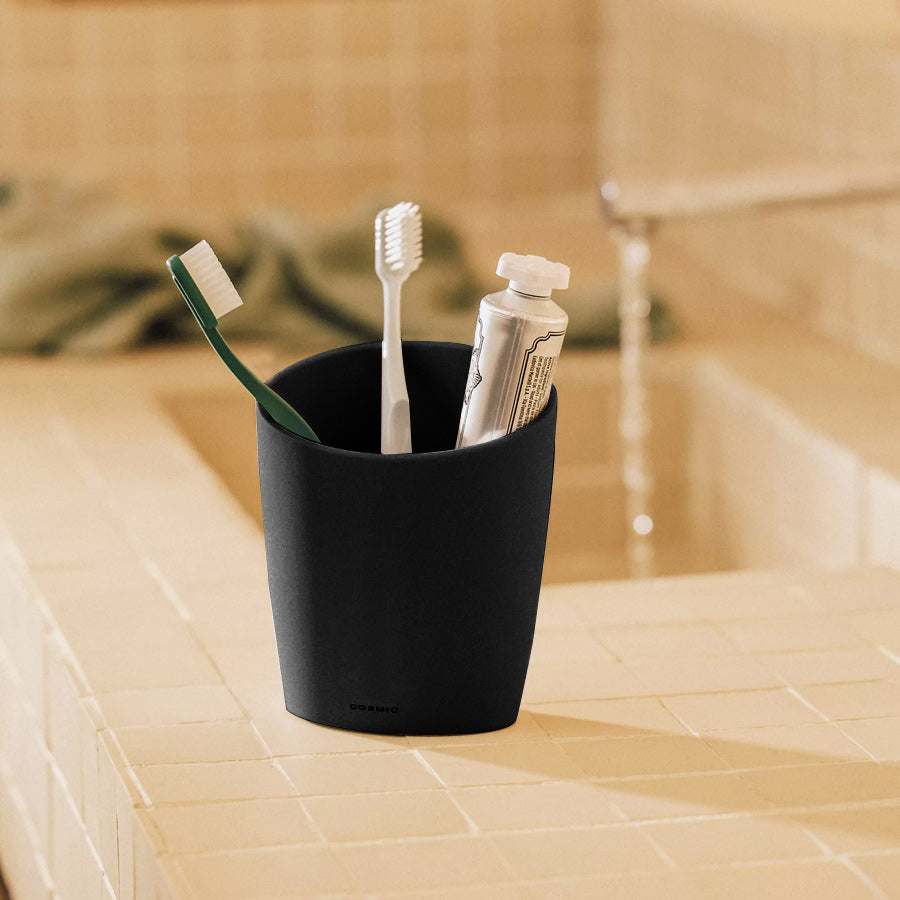 Saku Toothbrush Tumbler - Black