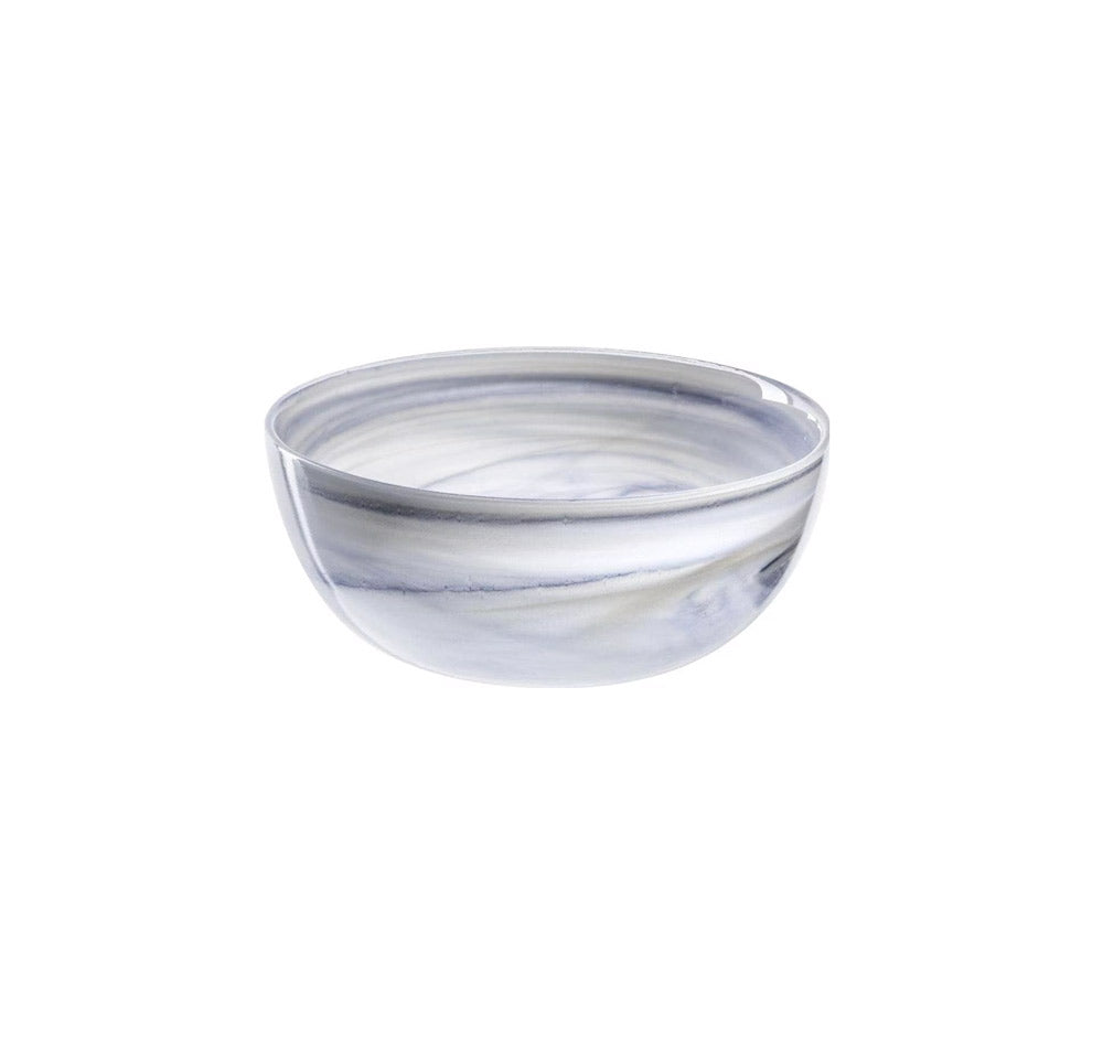 Salerno Glass Bowl Small - Blue Beige