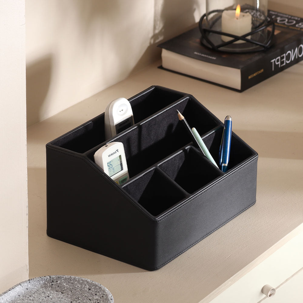 Salle Desk Organiser - Jet Black