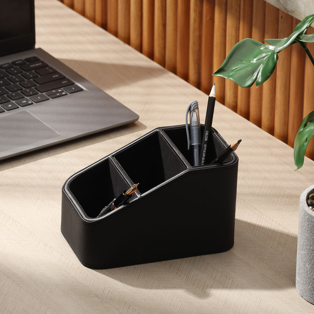 Trio Desk Organiser -  Black
