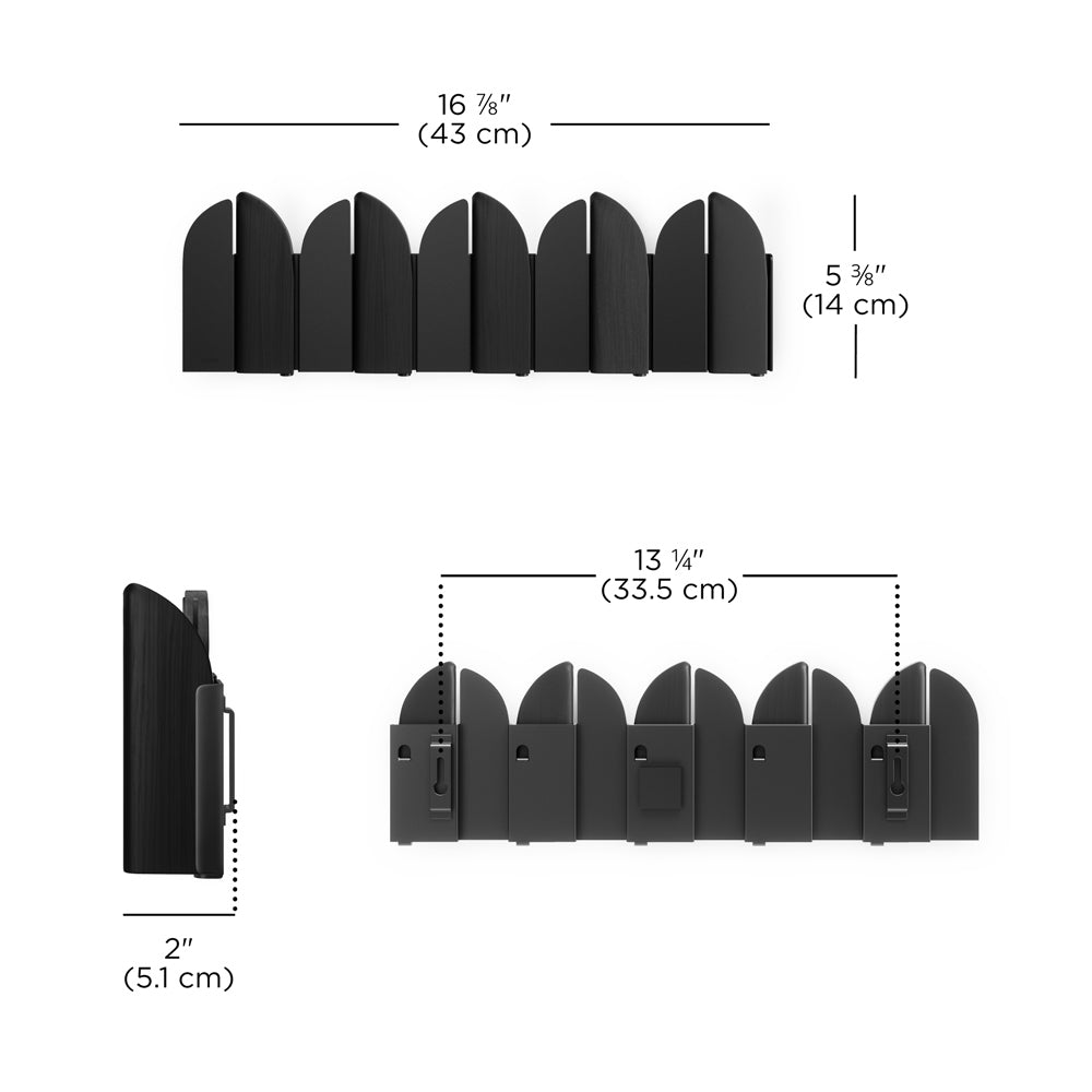 Saloon Multi Hook - Black